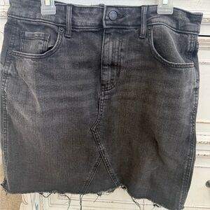 Old Navy Charcoal Denim Skirt